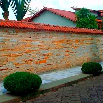 Muro de Pedras Para Privacidade em Joinville